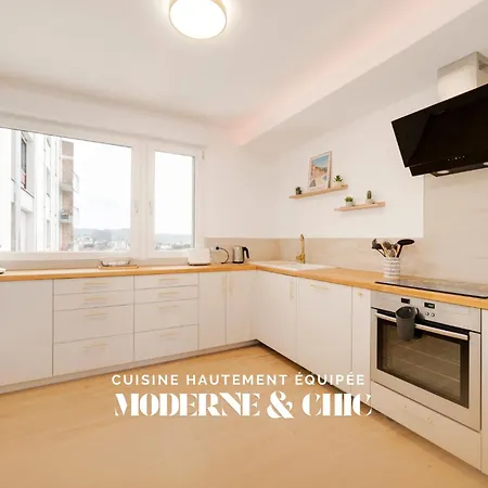 Magnifique Appartement 6 Personnes Gare De Nancy Avec Parking Апартаменты